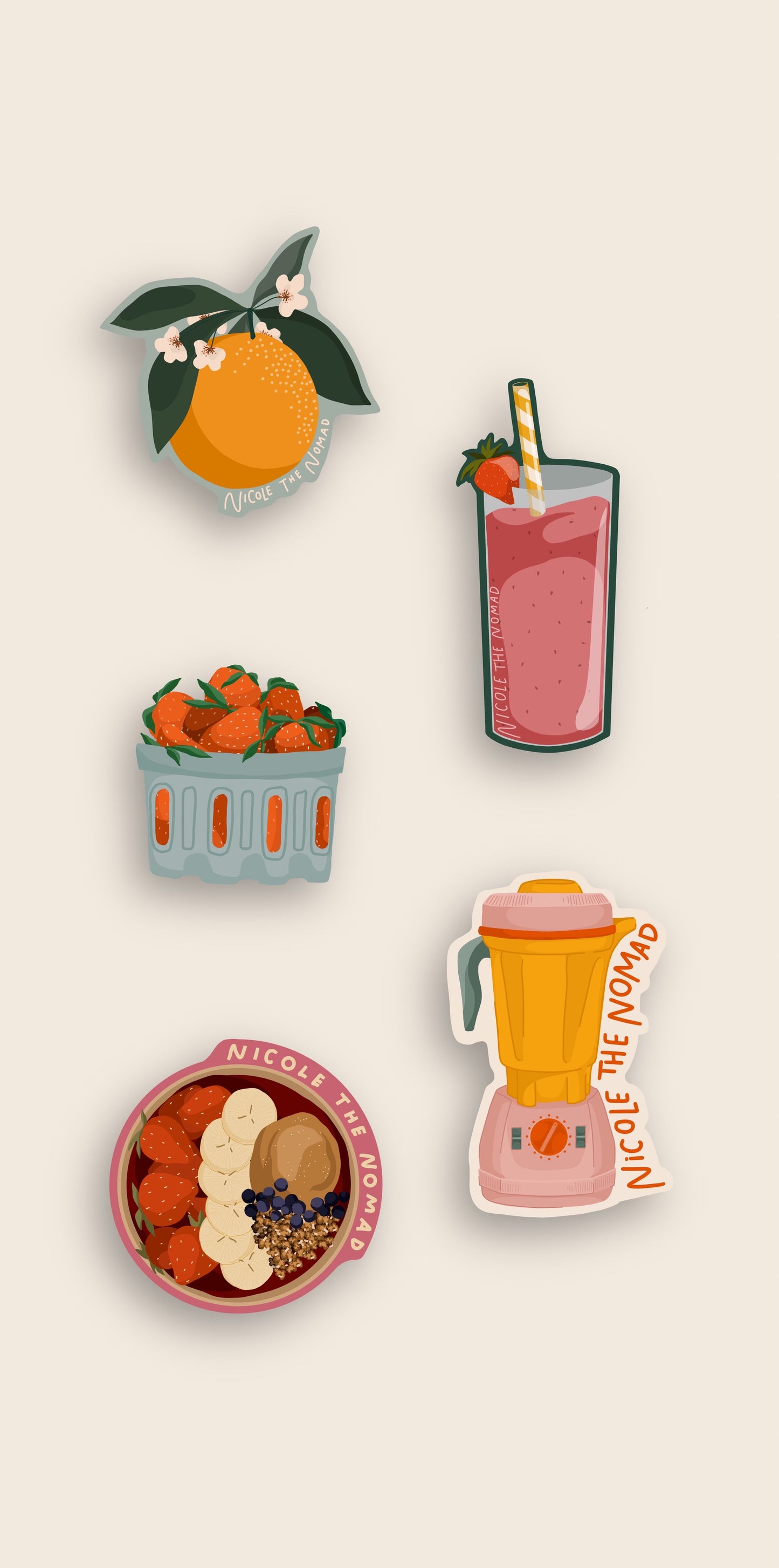 Smoothie Sticker Pack
