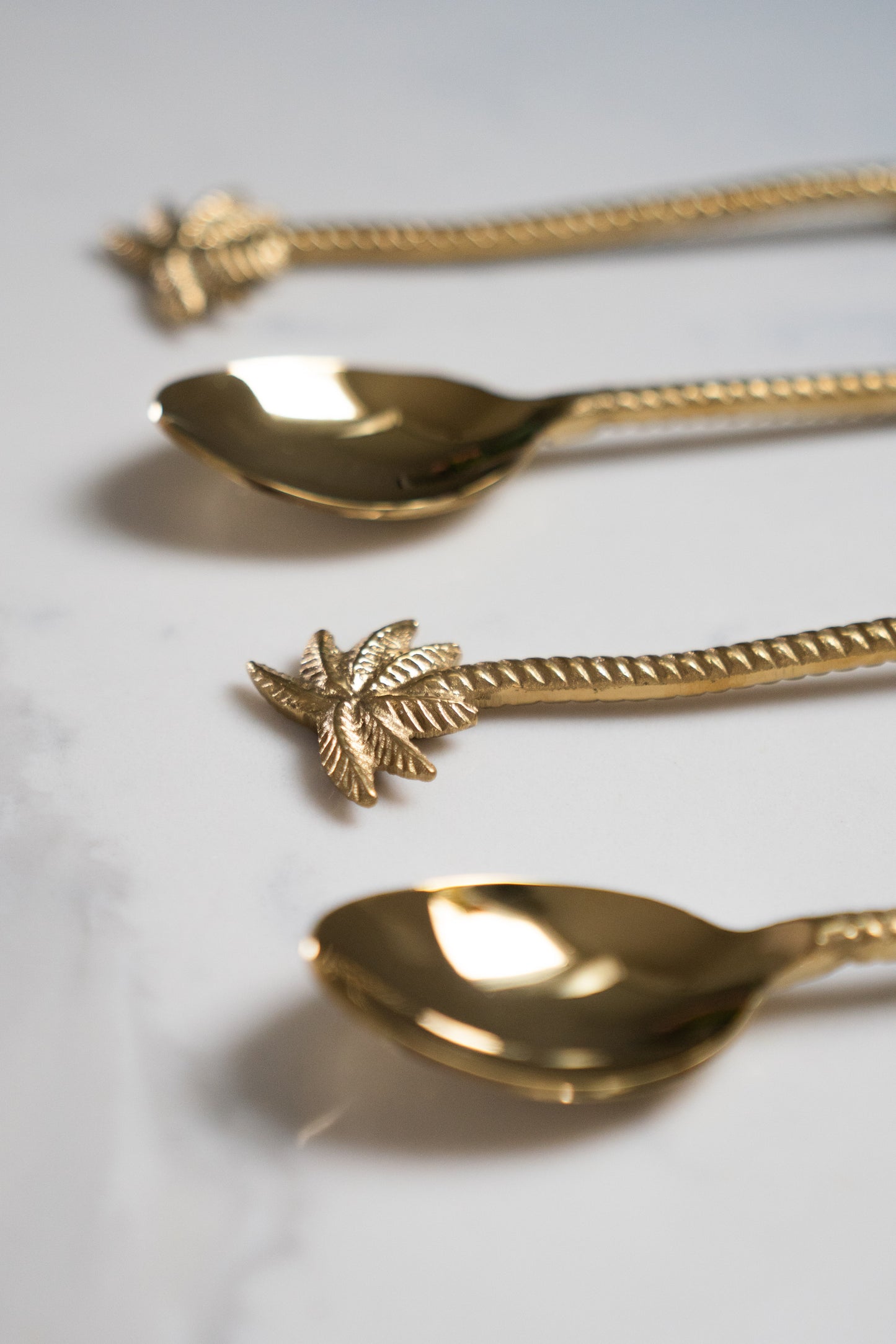 Brass Palm Spoon